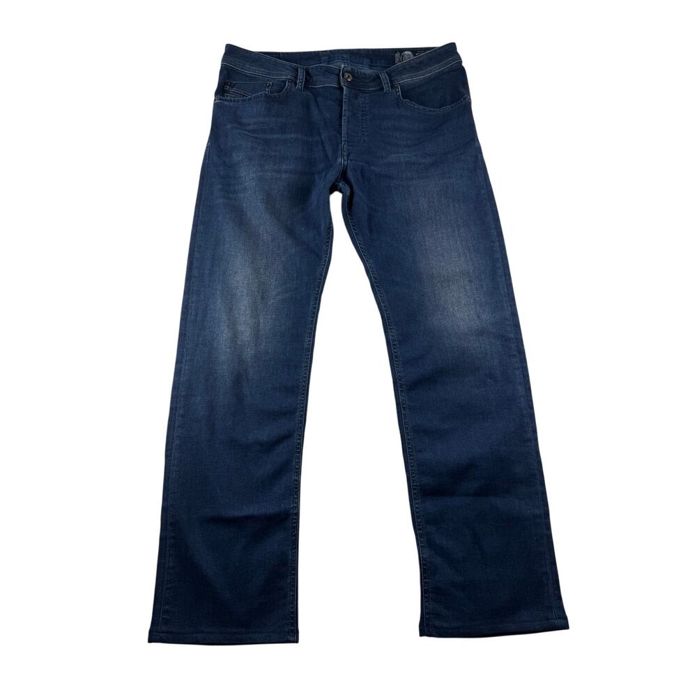 Diesel Waykee Jeans Mens 33x30 Measures 35x28 Regular Straight Denim Dark Wash